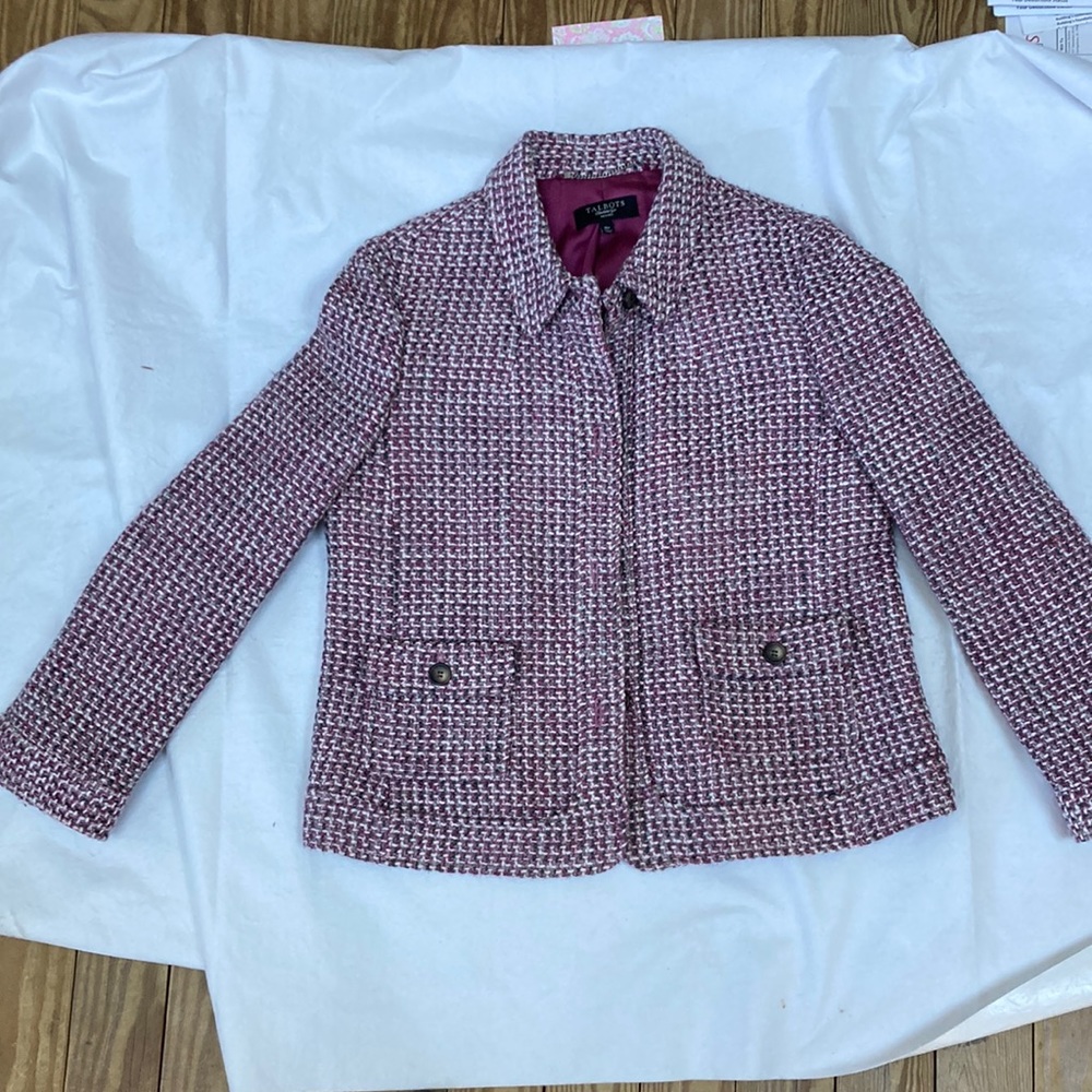 💜Talbots tweed jacket 💜